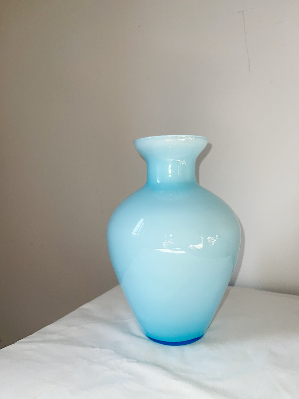 Vaso ceramica azzurro Ø 12 H 12 - If Creative Hub
