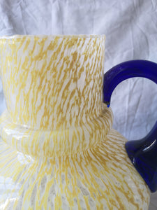 Brocca gialla vetro Murano