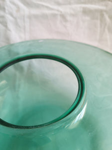 Vaso verde ovale