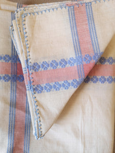 Tovaglia riche rosa e azzurro