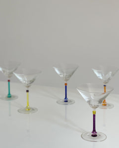 Bicchieri gambo colorato